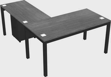 L-shaped desk