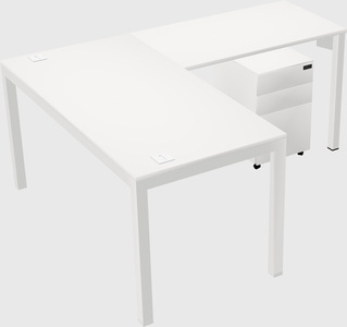 L-shaped desk