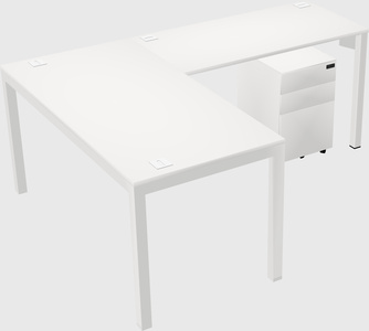 L-shaped desk
