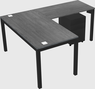 L-shaped desk
