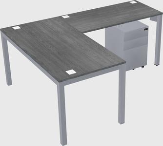 L-shaped desk