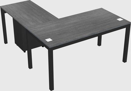 L-shaped desk