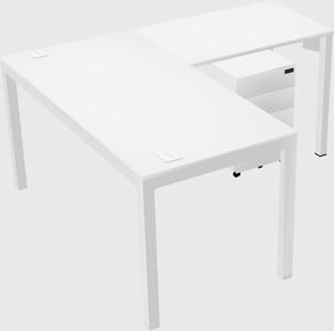 L-shaped desk