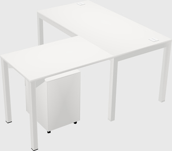 L-shaped desk