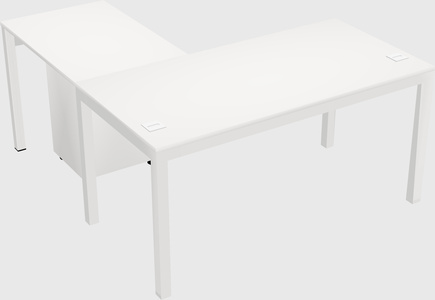 L-shaped desk