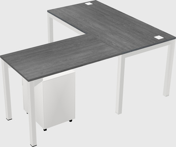 L-shaped desk