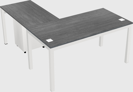 L-shaped desk