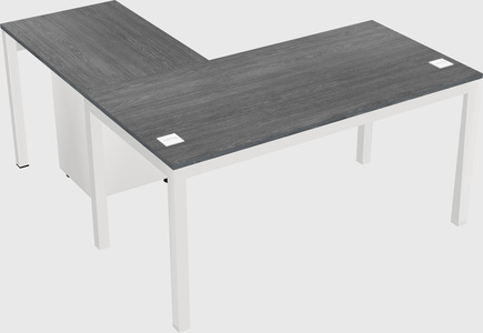 L-shaped desk