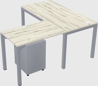 L-shaped desk