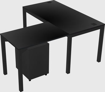 L-shaped desk