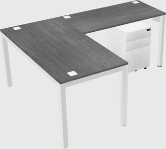 L-shaped desk