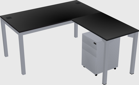 L-shaped Desk