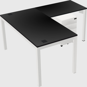 L-shaped desk
