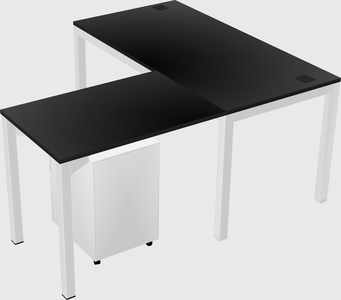 L-shaped desk
