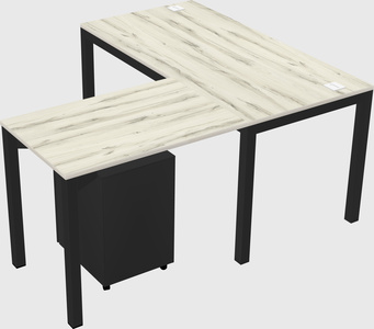 L-shaped desk