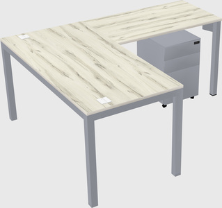 L-shaped desk