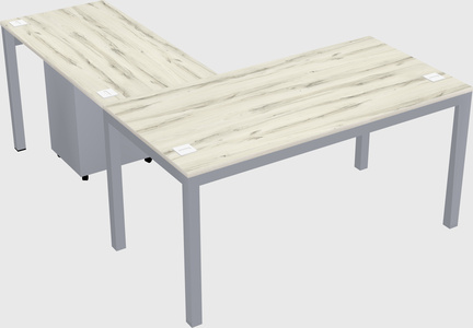 L-shaped desk