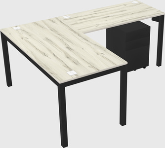 L-shaped desk