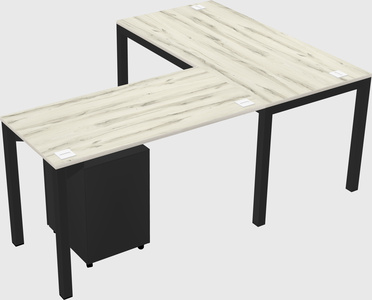 L-shaped desk