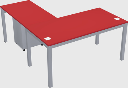 L-shaped desk