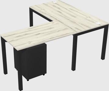 L-shaped desk