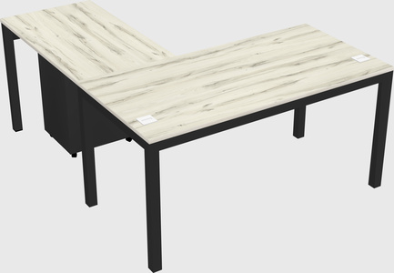 L-shaped desk