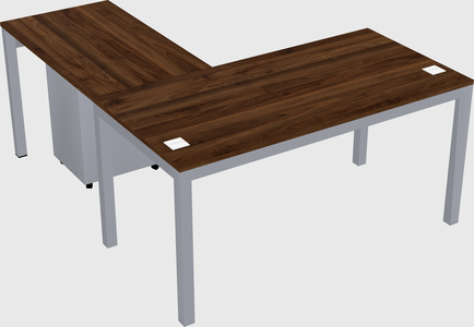 L-shaped desk