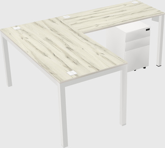 L-shaped desk