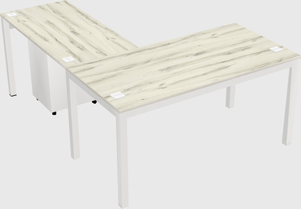 L-shaped desk