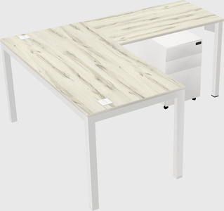 L-shaped desk