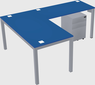 L-shaped desk