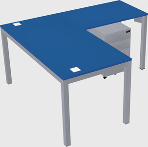 L-shaped desk