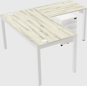 L-shaped desk