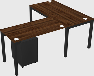 L-shaped desk