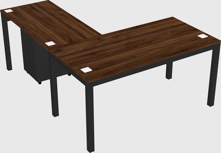 L-shaped desk