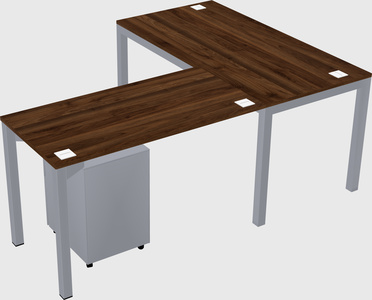 L-shaped desk