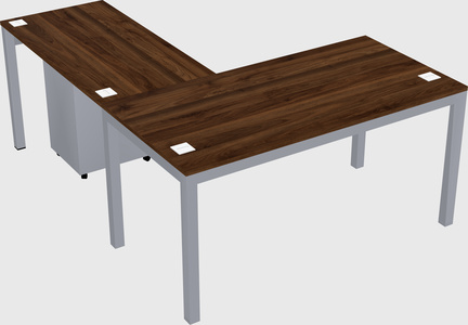 L-shaped desk