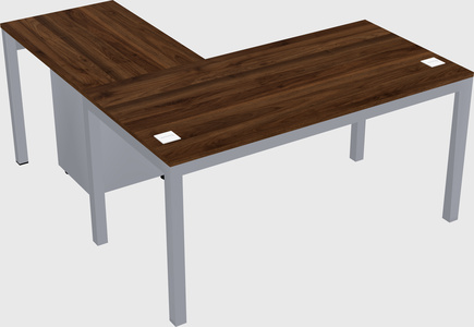 L-shaped desk