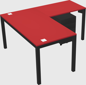 L-shaped desk