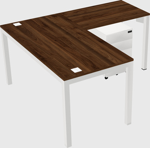 L-shaped desk