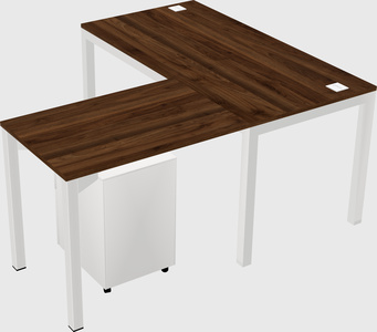 L-shaped desk