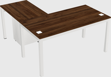 L-shaped desk