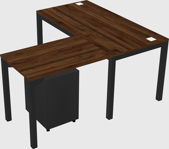 L-shaped desk