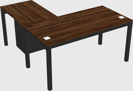 L-shaped desk