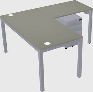 L-shaped desk