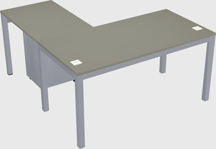 L-shaped desk