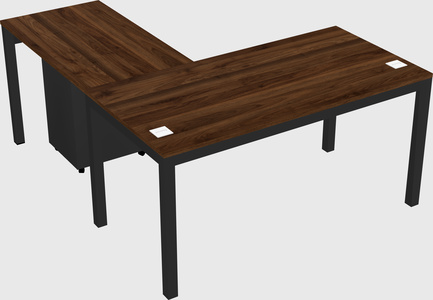 L-shaped desk