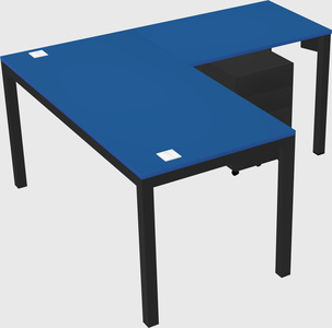 L-shaped desk