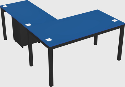 L-shaped desk