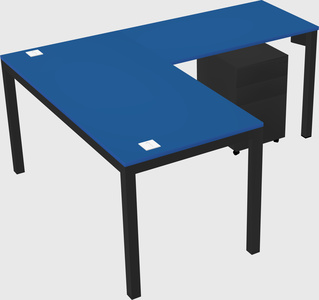 L-shaped desk